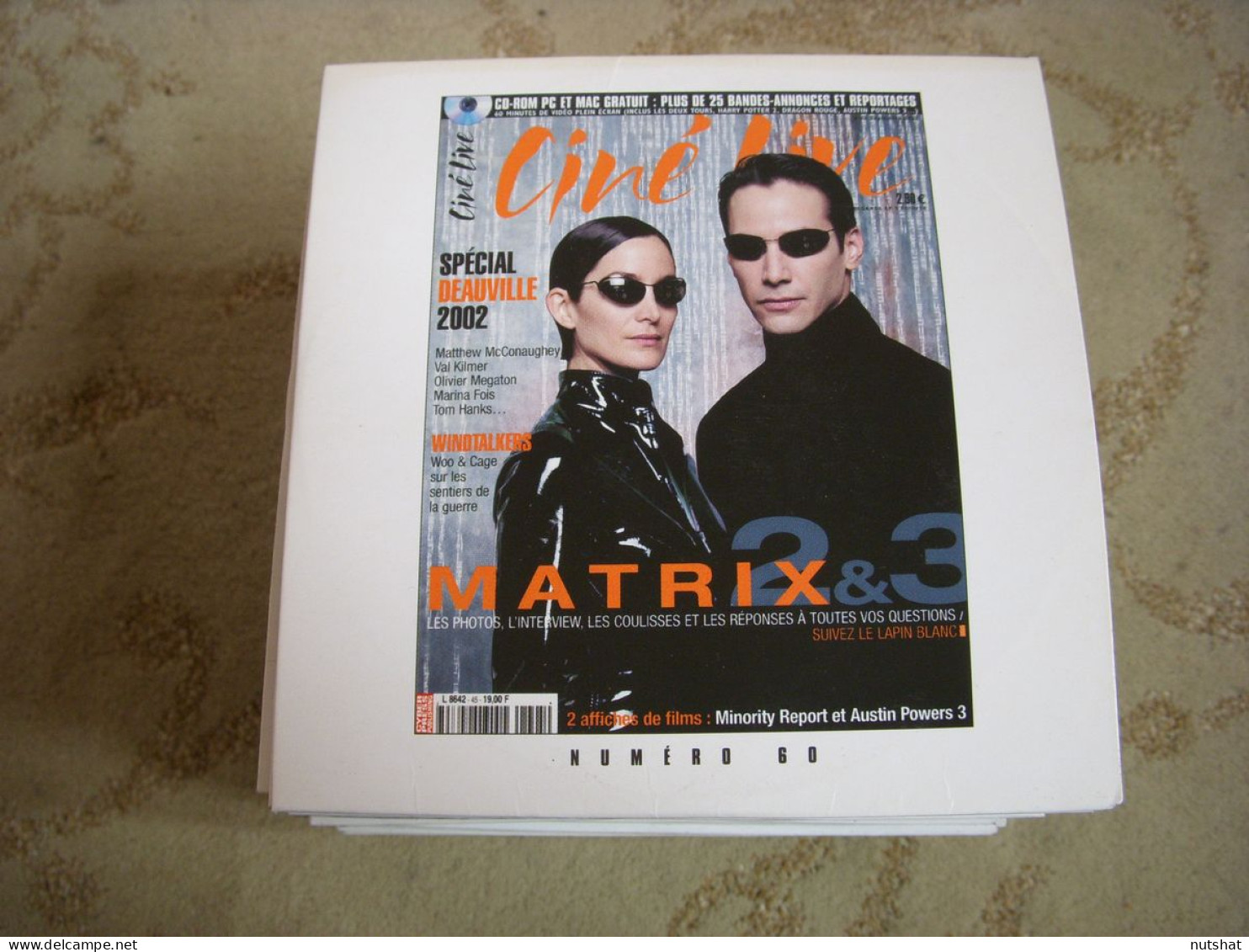 CD PROMO BANDES ANNONCES FILM CINE LIVE 60 09.2002 MATRIX 2 Et 3 DEAUVILLE 2002 - Altri