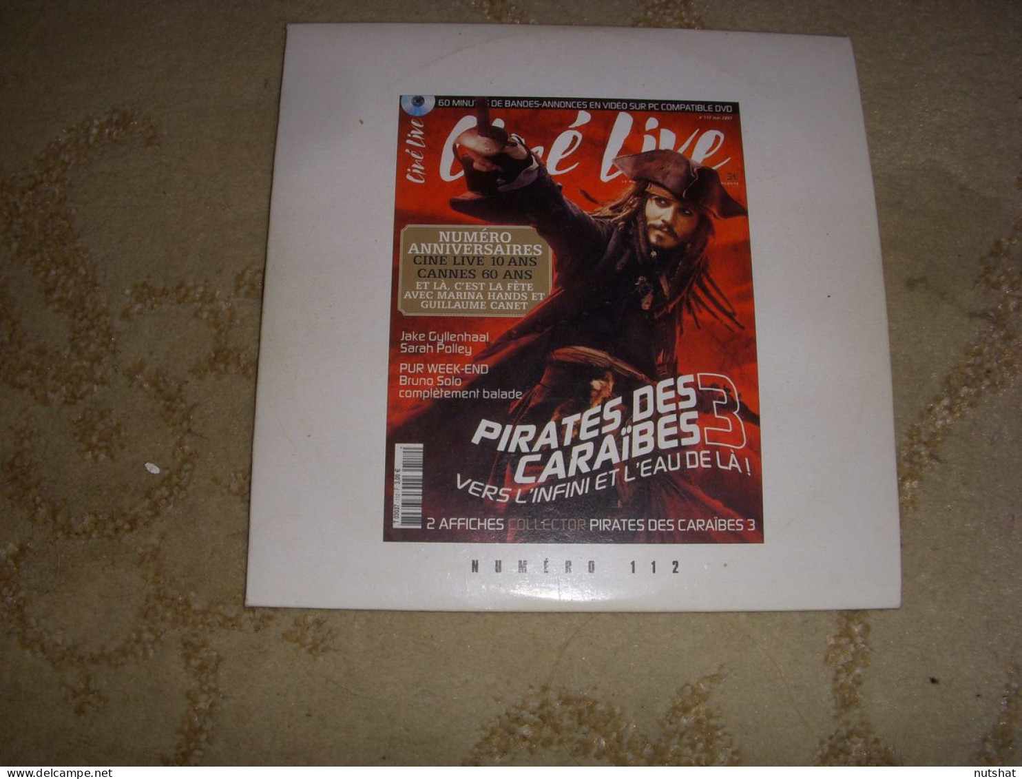 CD PROMO BANDES ANNONCES FILM CINE LIVE 112 05.2007 PIRATES CARAIBES FAITHFULL - Sonstige Formate