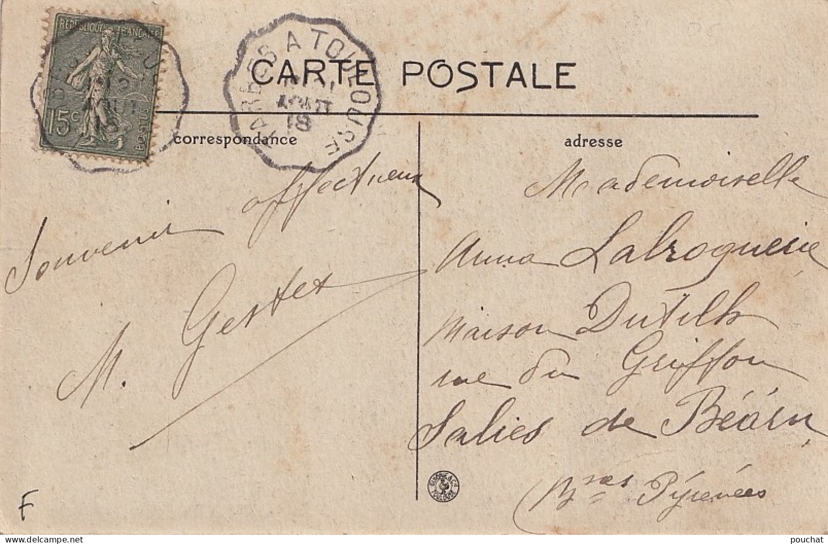 A7-31) MURET - HAUTE GARONNE - ALLEES NIEL - DALAYRAC - PROMENEURS -  EN 1918 - ( 2 SCANS ) - Muret