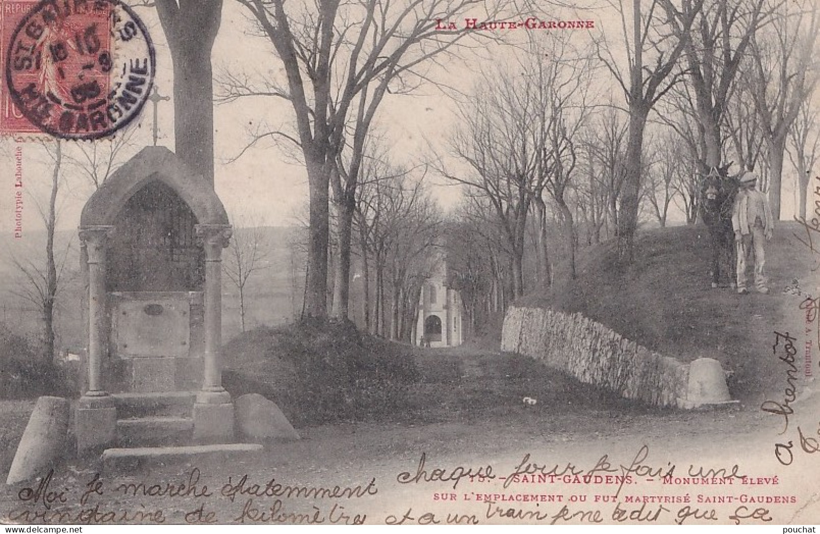 31) SAINT GAUDENS - HAUTE GARONNE - MONUMENT ELVE SUR L ' EMPLACEMENT OU FUT MARTYRISE SAINT GAUDENS - Saint Gaudens