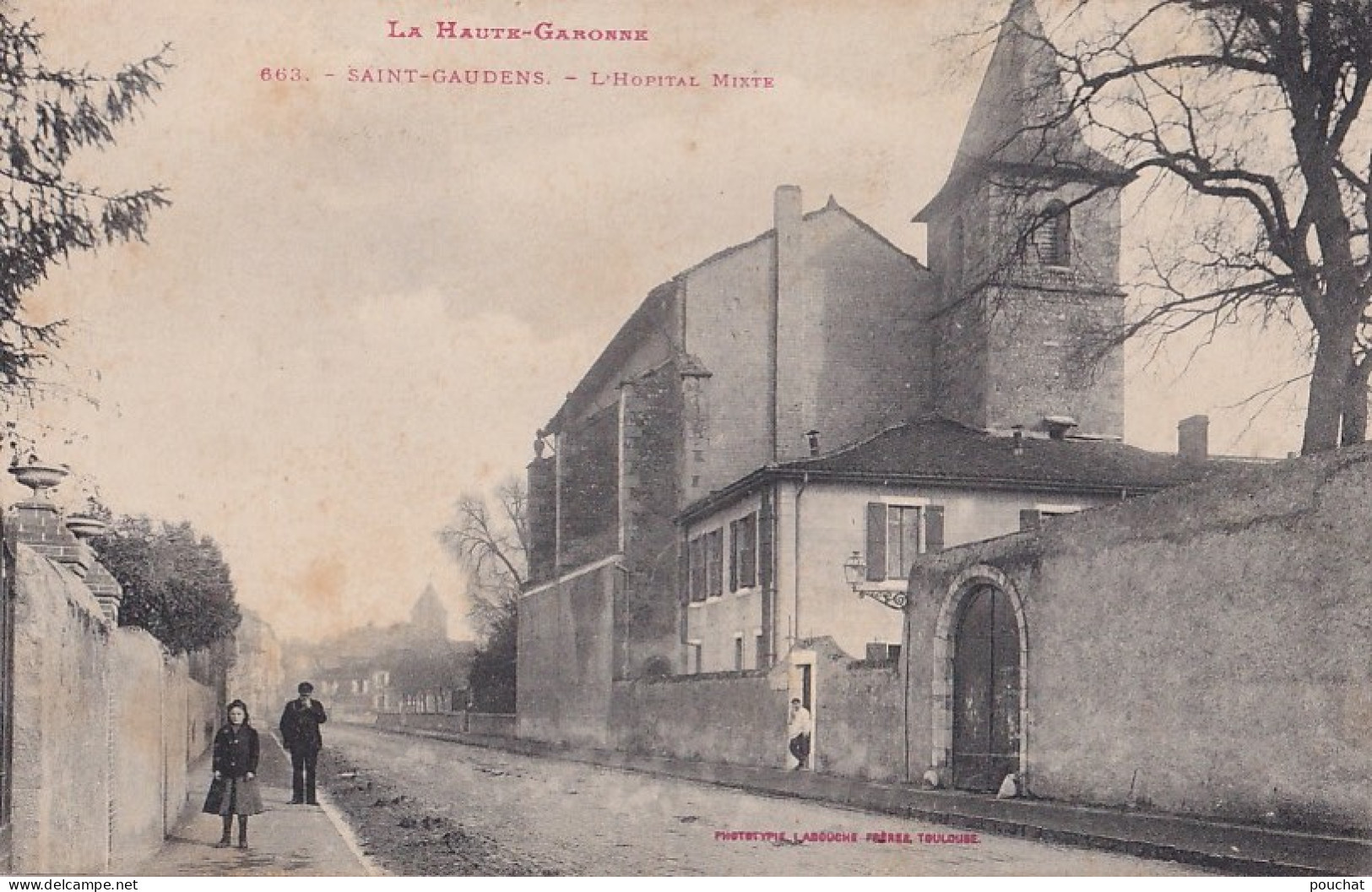 31) SAINT GAUDENS - HAUTE GARONNE - L ' HOPITAL MIXTE  - ( 2 SCANS ) - Saint Gaudens