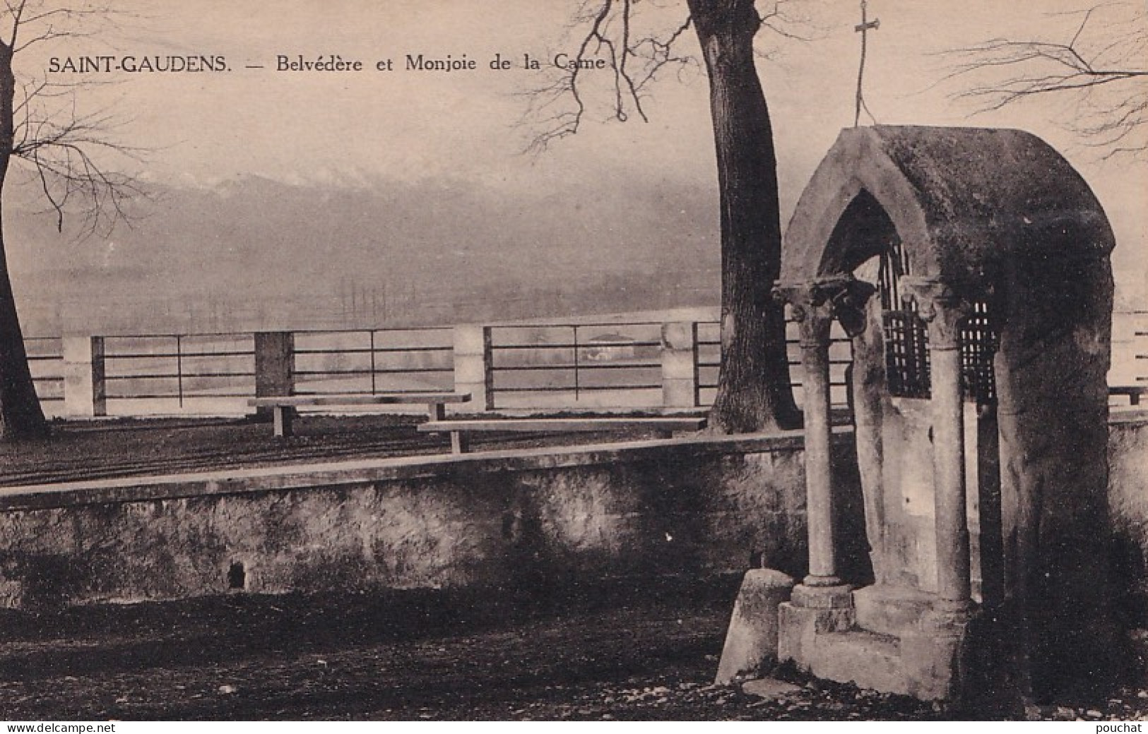 31) SAINT GAUDENS - HAUTE GARONNE -  BELVEDERE ET MONJOIE DE LA CAME  - ( 2 SCANS ) - Saint Gaudens