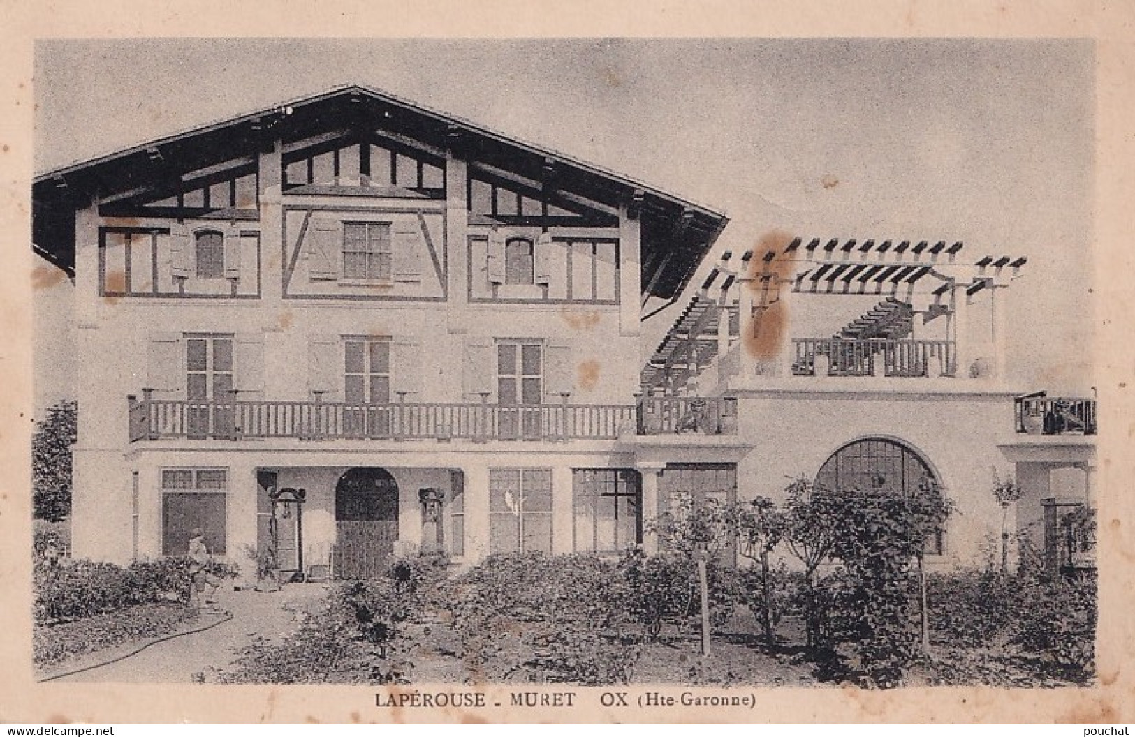 I2-31) MURET - LAPEROUSE - OX - HAUTE GARONNE - VILLA - EN  1946   - ( 2 SCANS ) - Muret