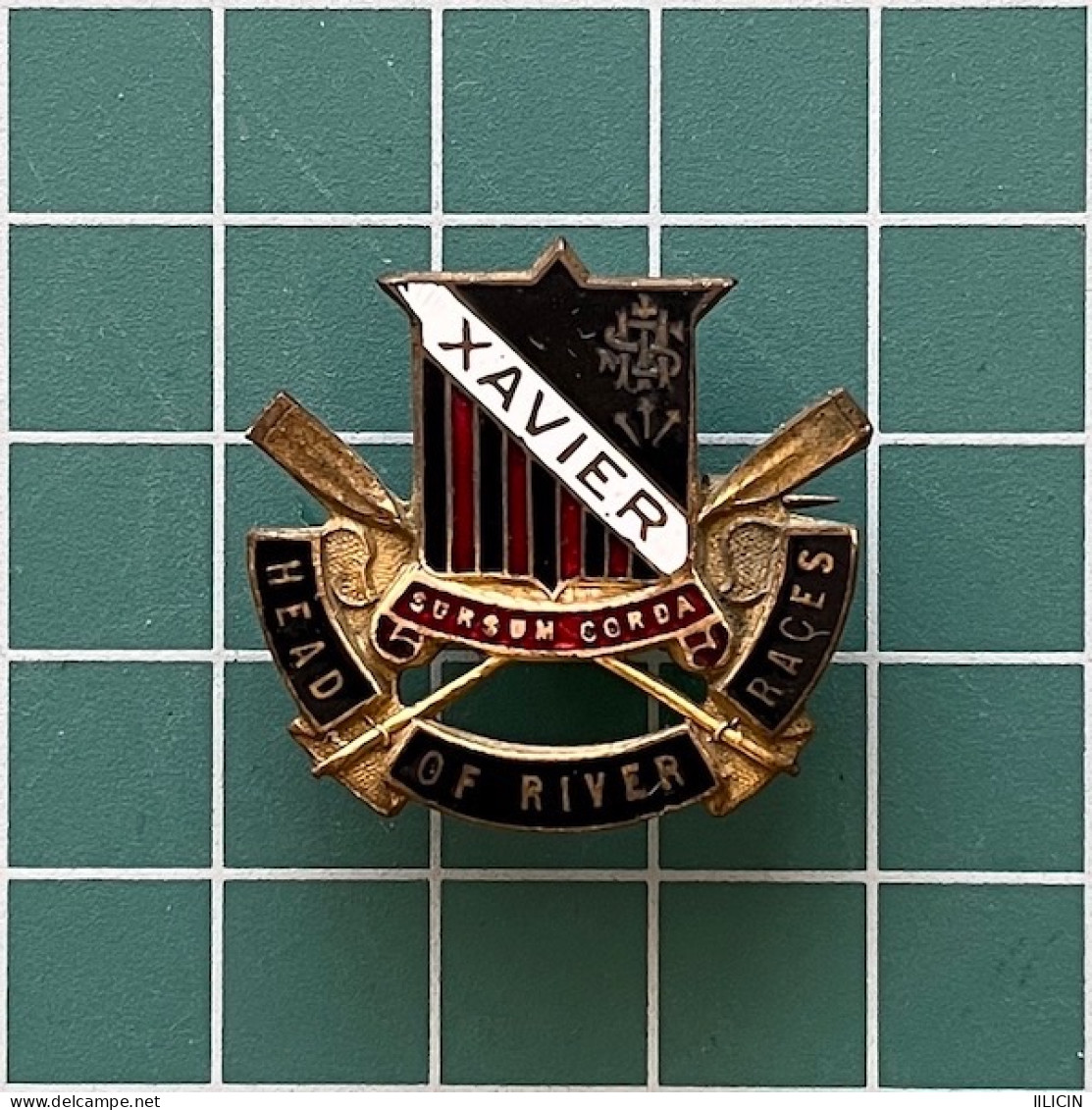 Badge Pin ZN013183 - Rowing Kayak Canoe Australia Victoria Melbourne Xavier College Head Of River Races - Rudersport