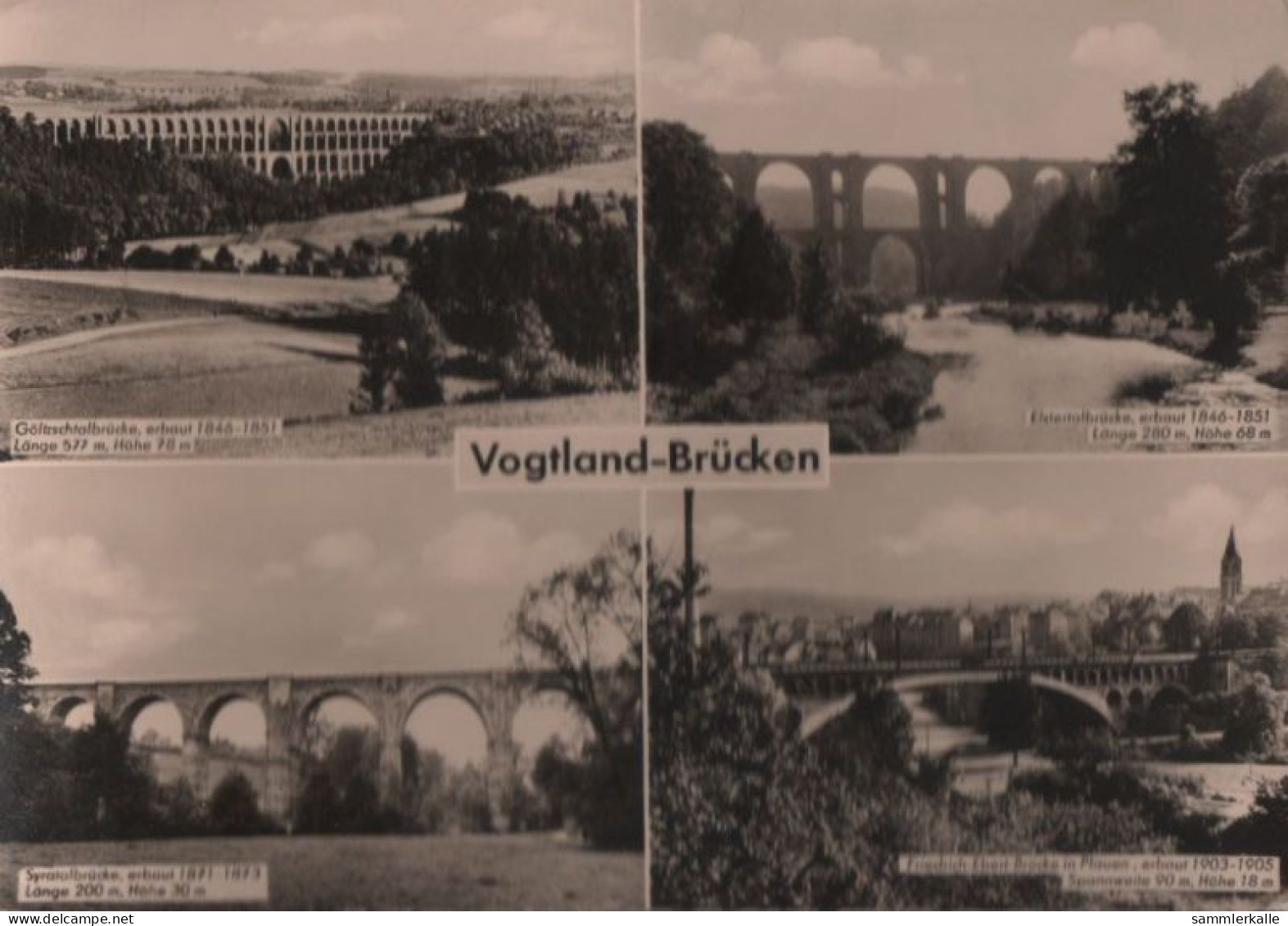 40258 - Vogtland - Verschiedene Brücken - 1961 - Vogtland