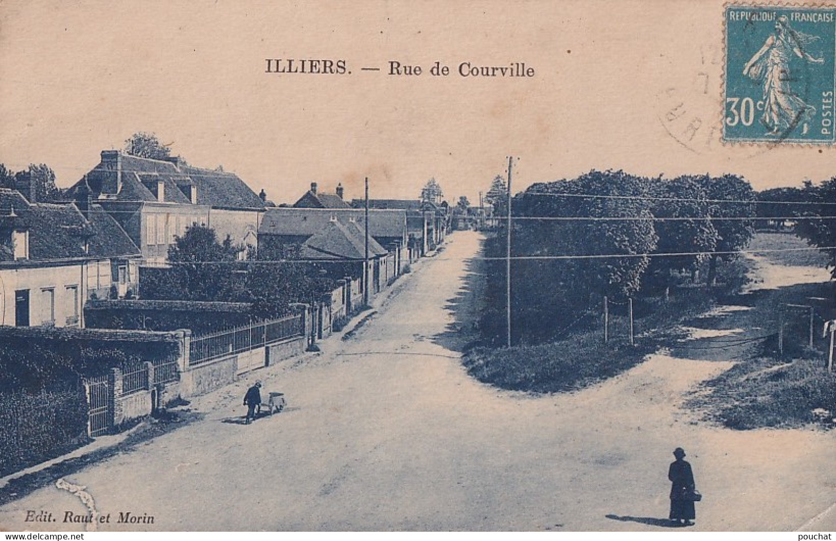 I9-28) ILLIERS - RUE DE COURVILLE - Illiers-Combray