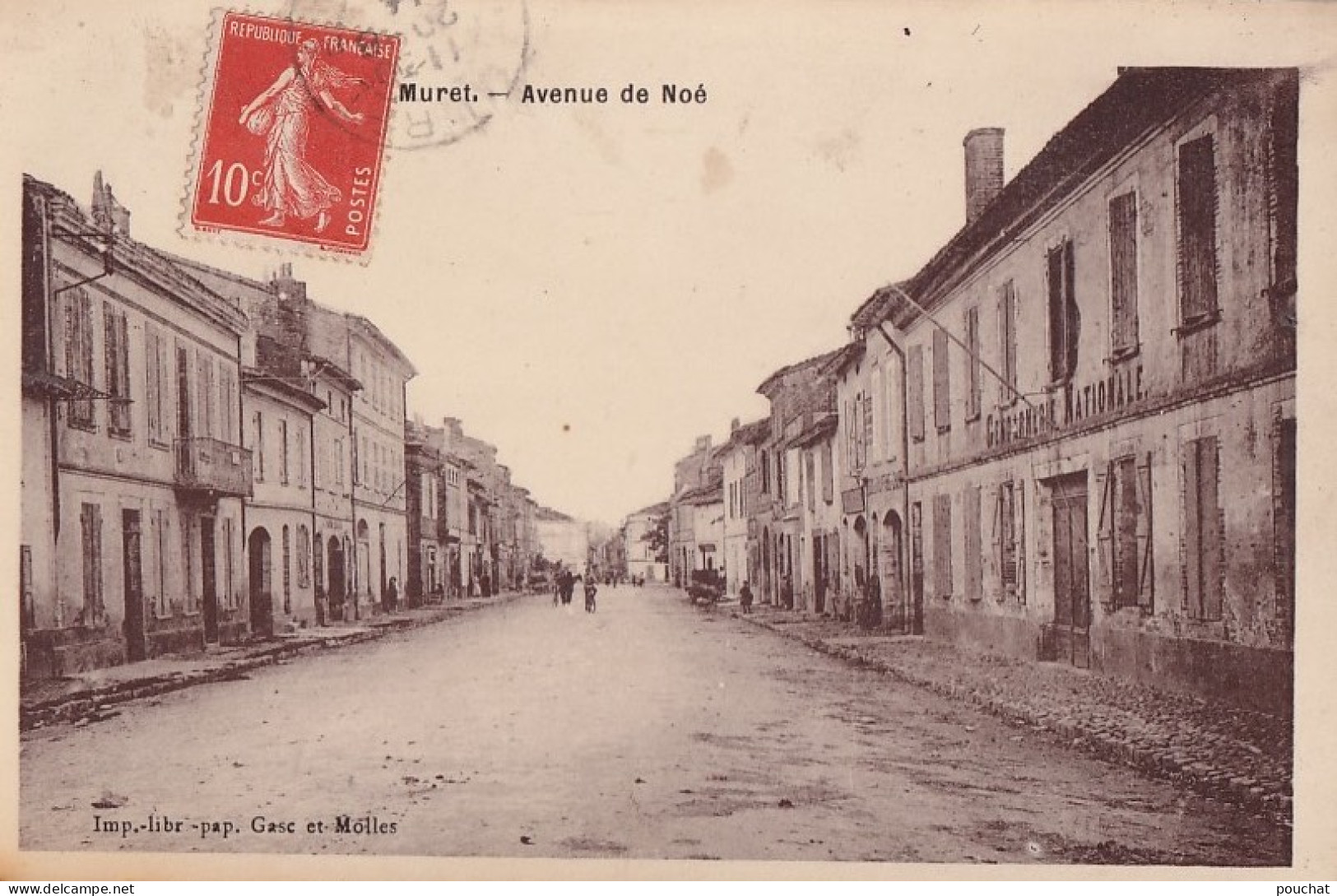 I9-31) MURET - HAUTE GARONNE -  AVENUE DE NOE - GENDARMERIE NATIONALE - EN 1914 - Muret