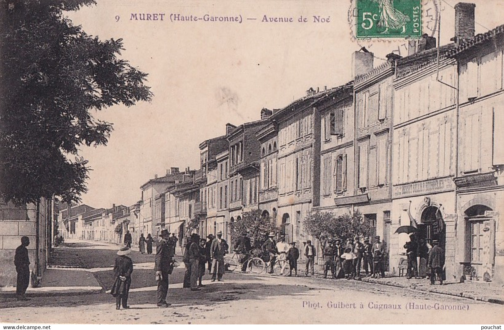 I15-31) MURET - HAUTE GARONNE -  AVENUE DE NOE - HABITANTS - EN 1909 - Muret