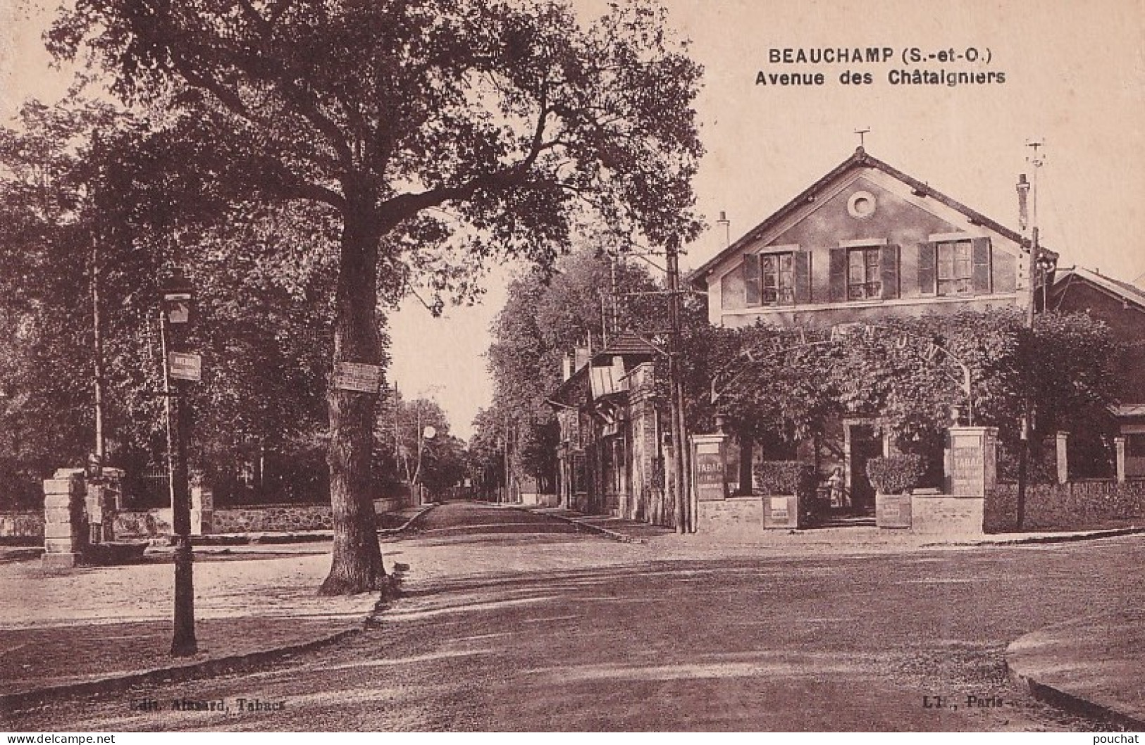 I19-95) BEAUCHAMPS - BEAUCHAMP - AVENUE DES CHATAIGNIERS  - ( 2 SCANS ) - Beauchamp