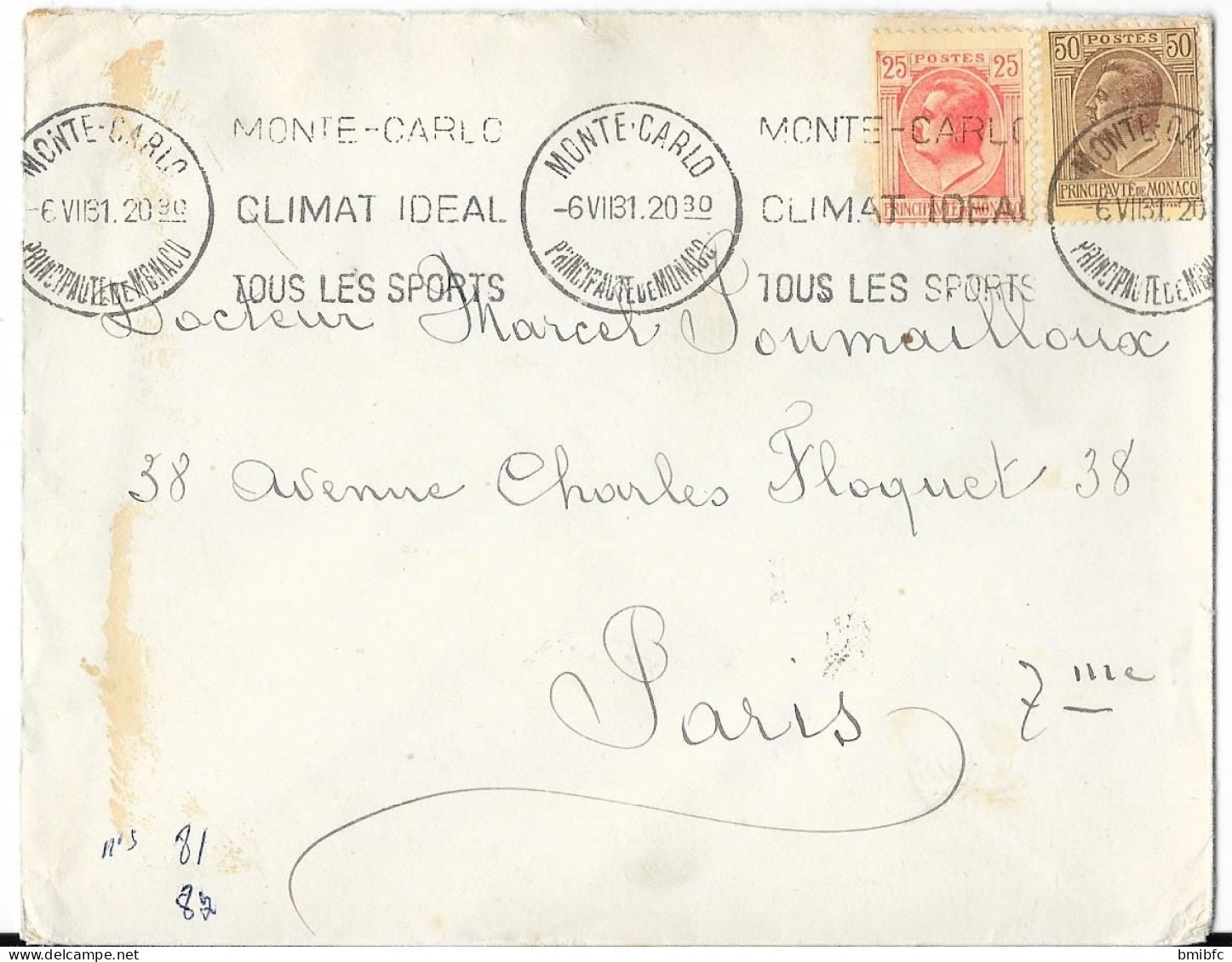 1931 Sur Lettre - Briefe U. Dokumente
