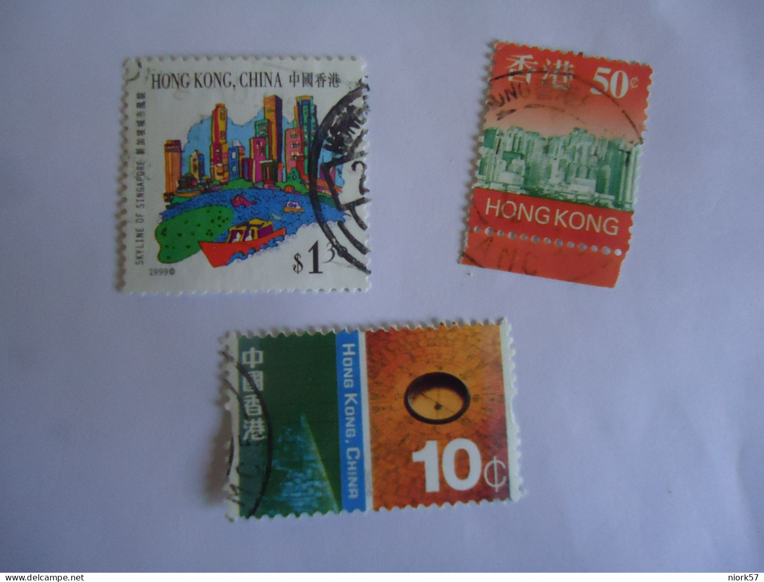 HONG  KONG  USED  STAMPS  3 LOT - Other & Unclassified