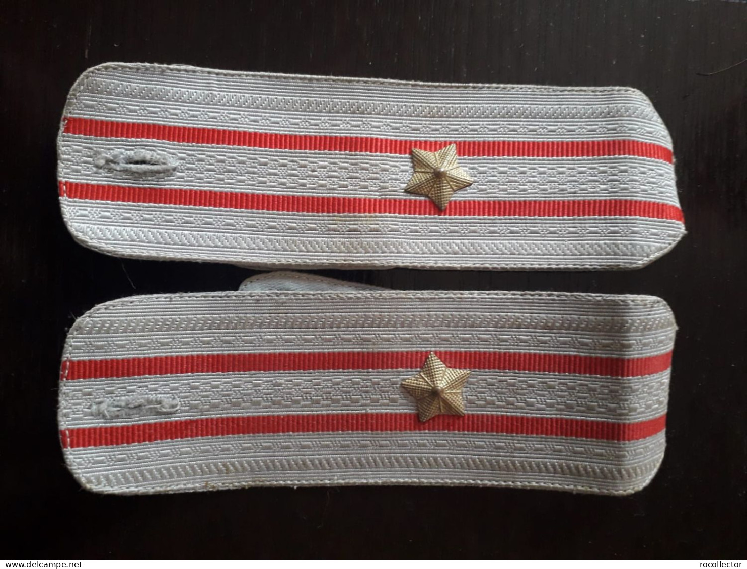 Romanian Shoulder Boards For Major Rank Of Miliție Communist Period - Uniformen