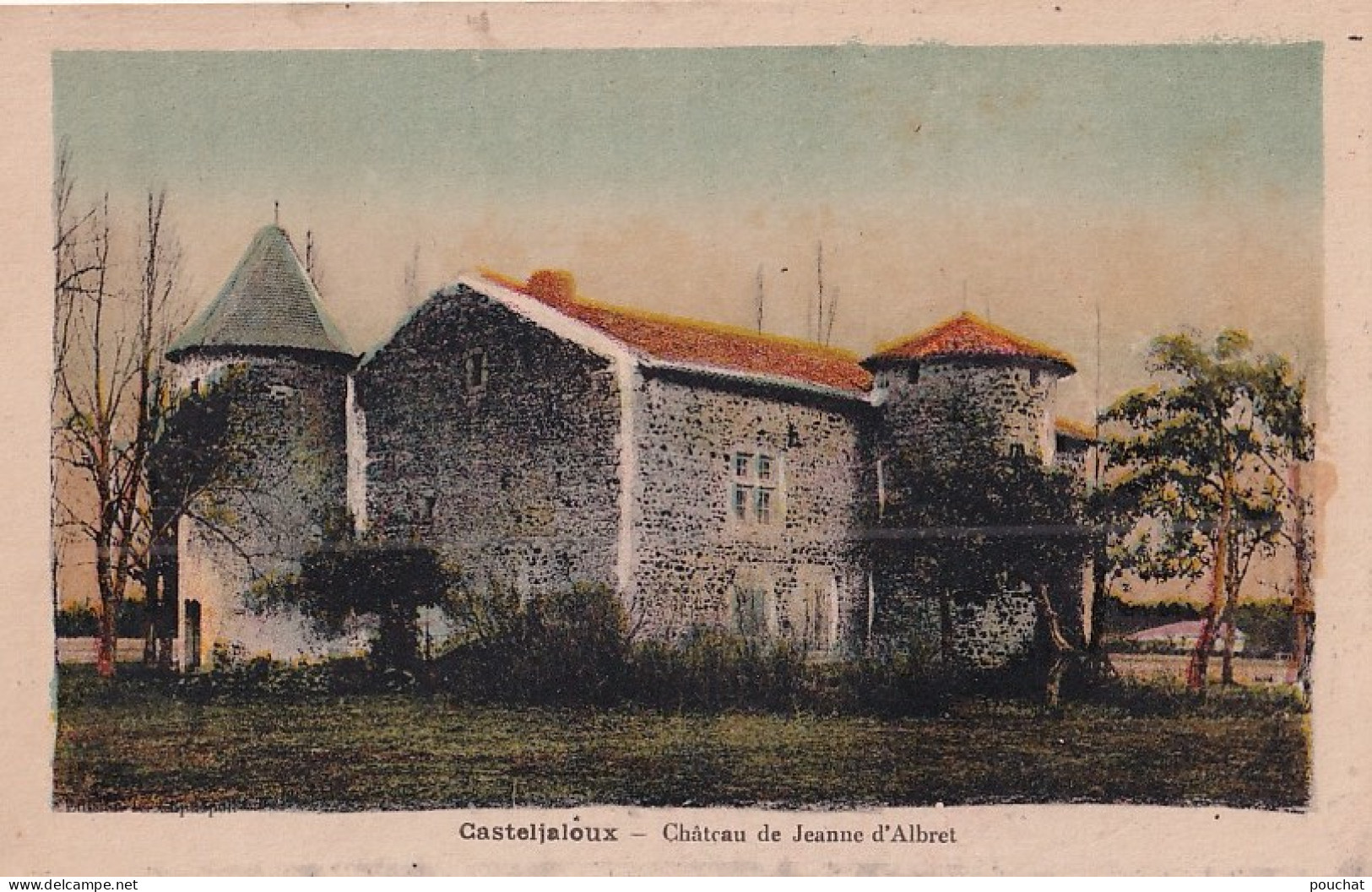 A4-47) CASTELJALOUX - CHATEAU DE JEANNE D ' ALBRET - ( 2 SCANS ) - Casteljaloux