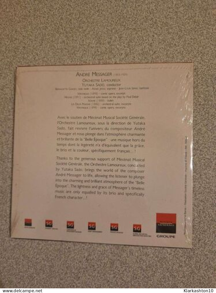 CD André Messager - Orchestre Lamoureux - Other & Unclassified