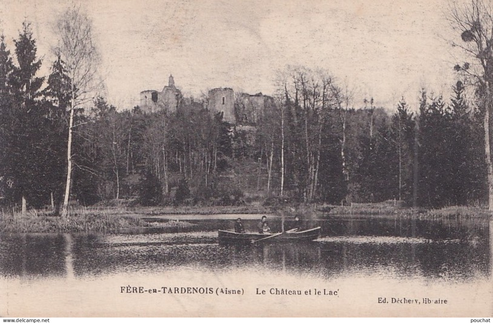 A10-02) FERE EN TARDENOIS - AISNE - LE CHATEAU DU LAC - ( 2 SCANS ) - Fere En Tardenois