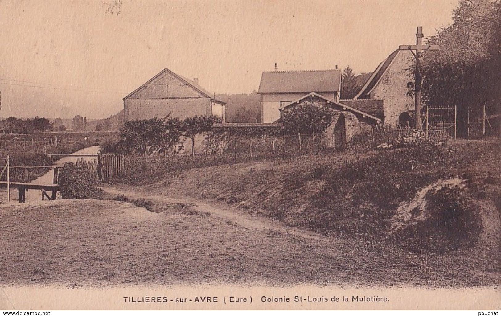 A13-27) TILLIERES SUR AVRE - EURE - COLONIE SAINT-LOUIS DE LA MULOTIERE - EN  1929 - ( 2 SCANS ) - Tillières-sur-Avre