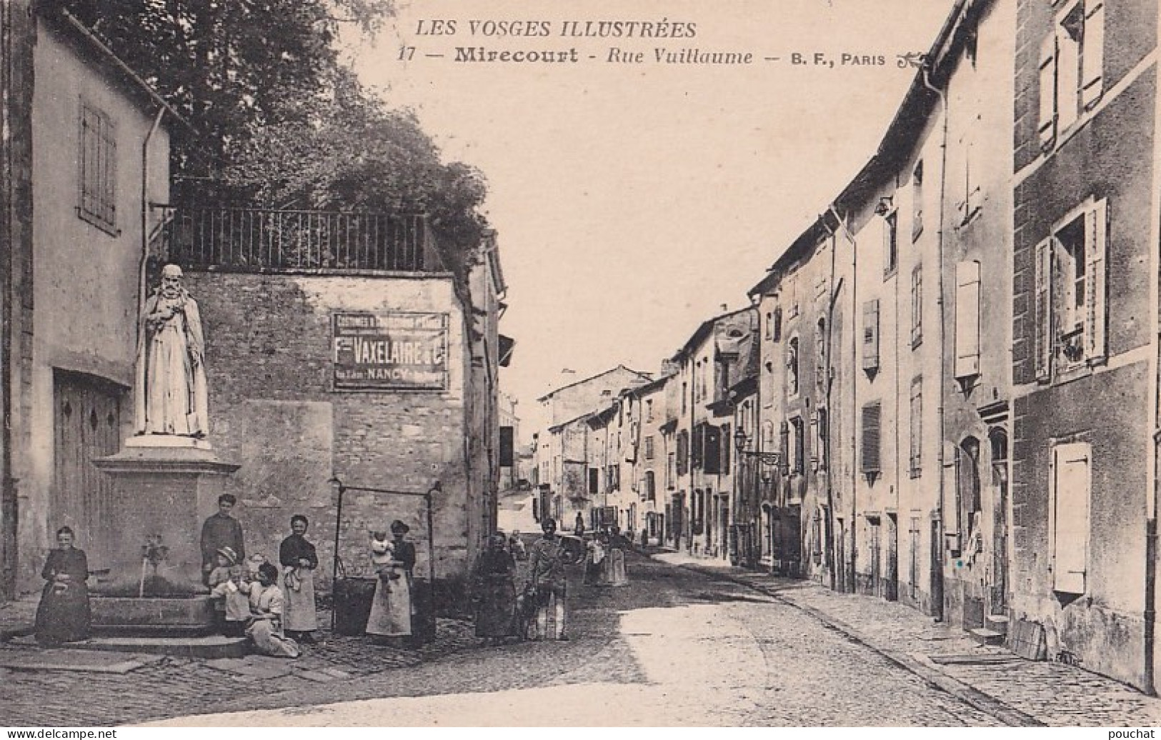 A13-88) MIRECOURT - VOSGES - RUE VUILLAUME - ANIMEE - HABITANTS  - ( 2 SCANS ) - Mirecourt