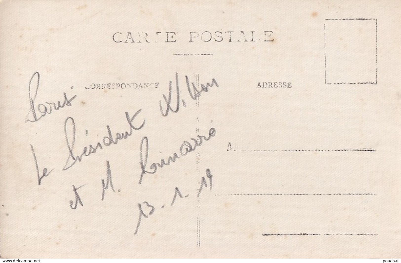 A14-75) PARIS - CARTE PHOTO - LE 13/1/1919 - RECEPTION - LE PRESIDENT WILSON ET MR POINCARRE - ( 2 SCANS ) - Ricevimenti