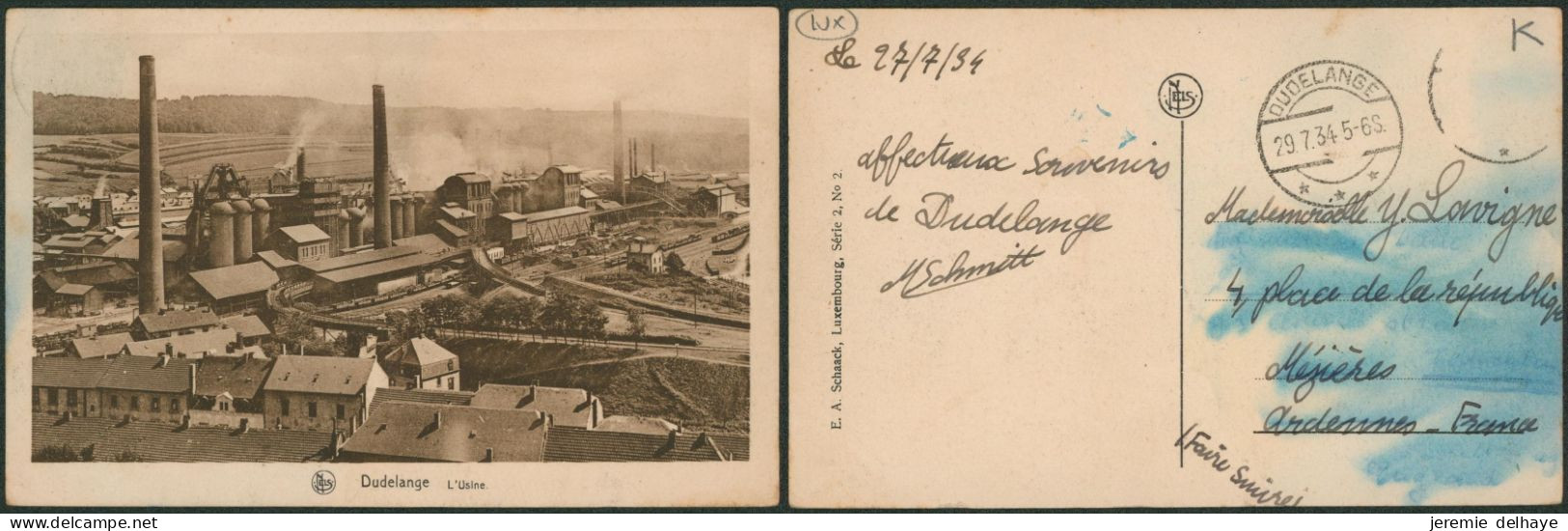 Carte Postale - Dudelange : L'usine - Düdelingen