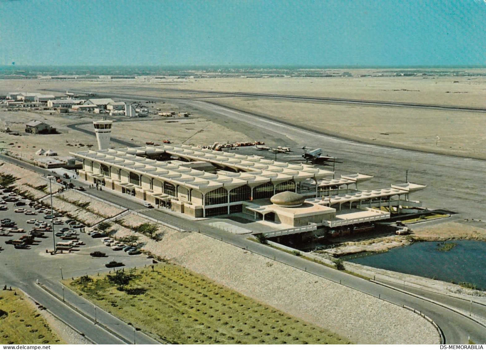 UAE Dubai International Airport Old Postcard 1977 - Aerodrome