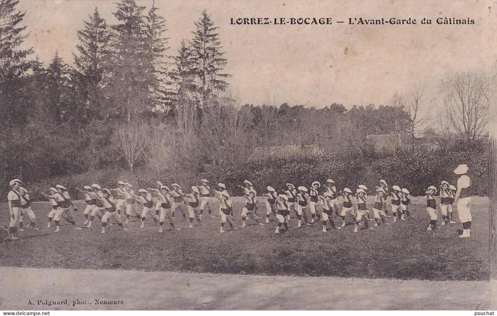 A21-77) LORREZ LE BOCAGE - L ' AVANT GARDE DU GATINAIS  - EN 1907 - (2 SCANS ) - Lorrez Le Bocage Preaux