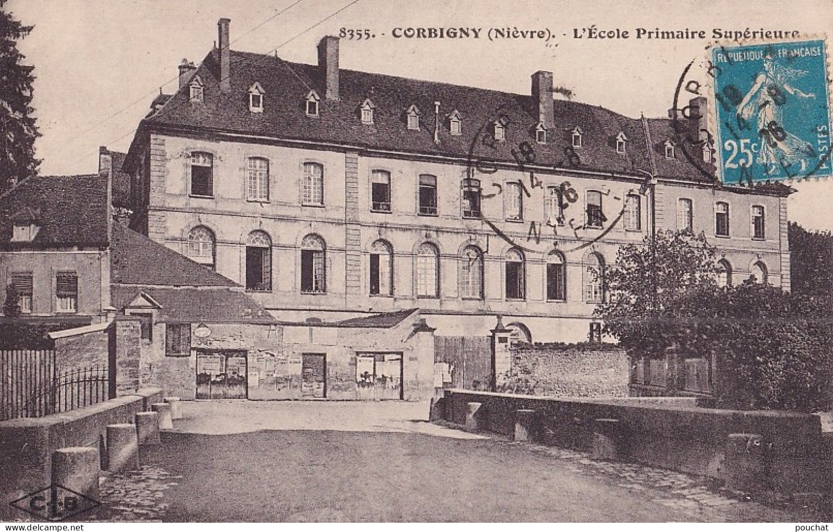 A25-58) CORBIGNY (NIEVRE) L'ECOLE PRIMAIRE SUPERIEURE  - EN 1926 - Corbigny