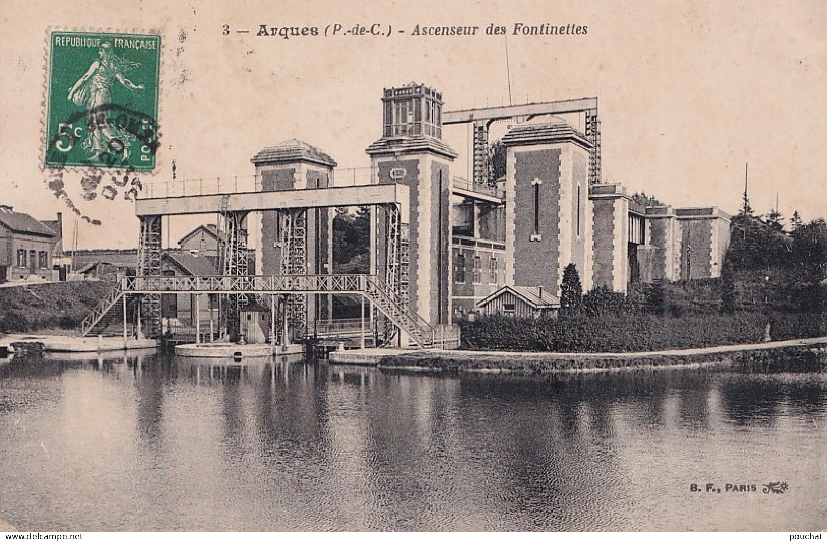 A25-62) ARQUES - ASCENSEUR DES FONTINETTES - EN 1907 - Arques