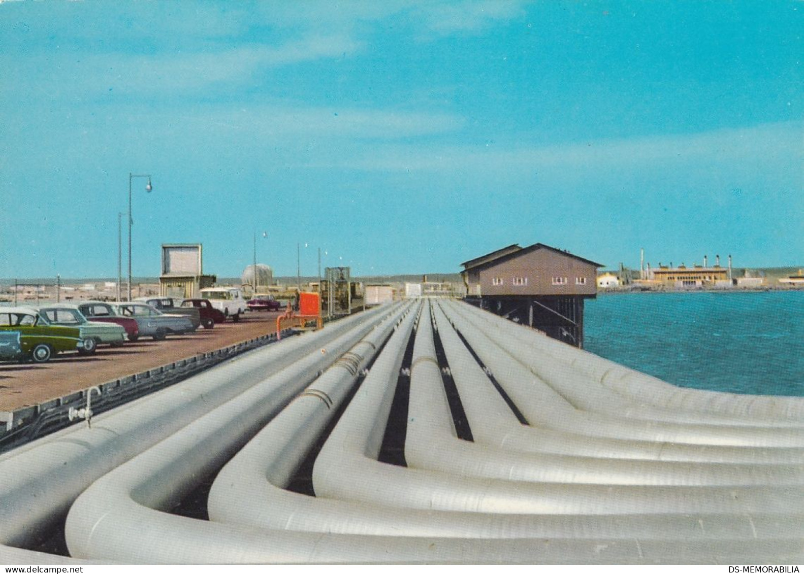 KUWAIT - Ahmadi , Oil Pipe Line Old Postcard - Kuwait