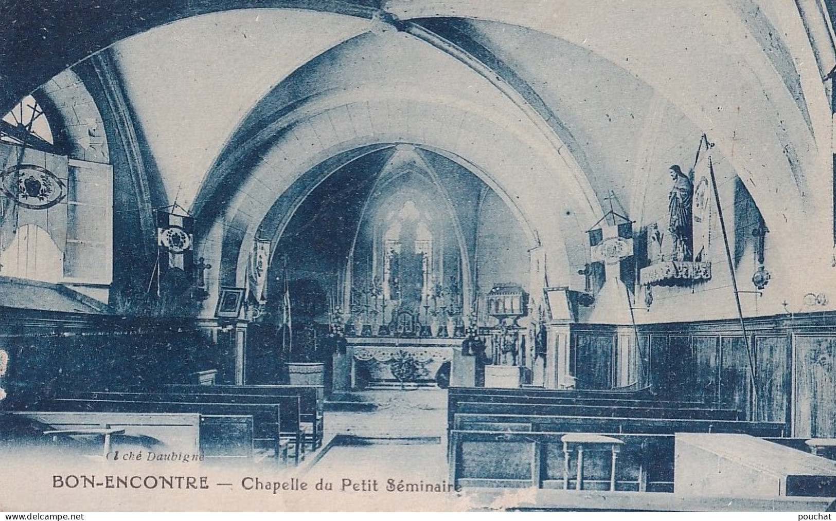 A3-47) BON ENCONTRE - CHAPELLE DU  PETIT SEMINAIRE  - ( 2 SCANS ) - Bon Encontre