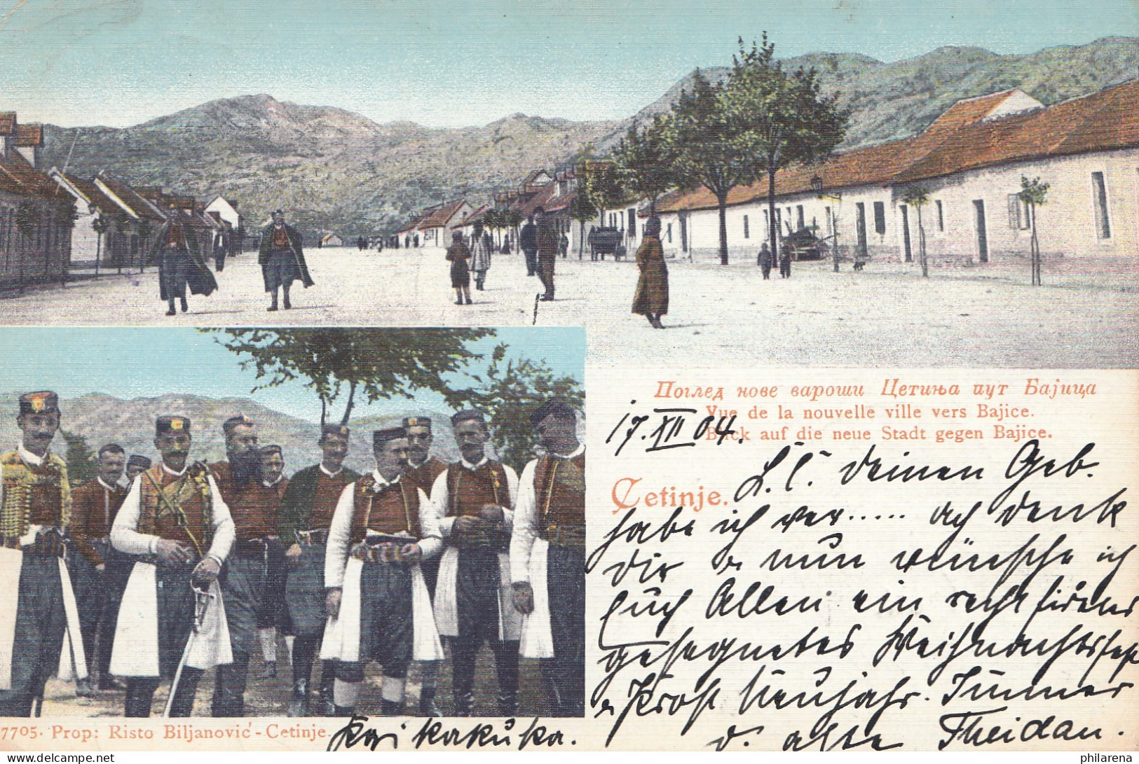 Montenegro: 1904: Ansichtskarte Nach Dornum - Montenegro