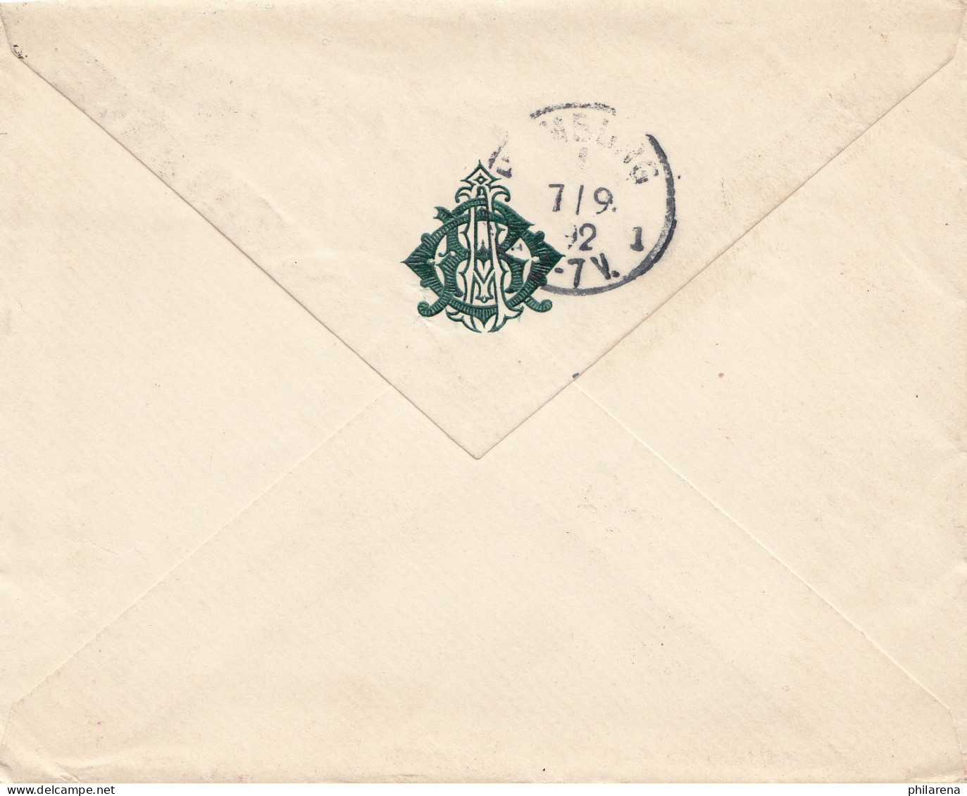 Portugal: 1892: Brief Nach Hamburg. MeF - Madeira