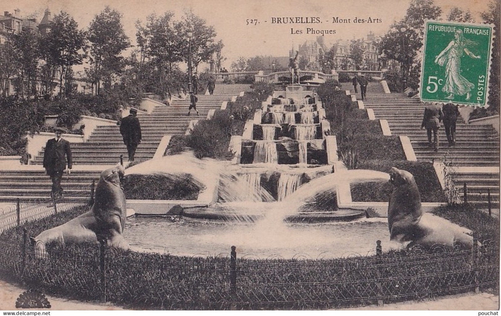 A9- BRUXELLES - MONT DES ARTS - LES PHOQUES - Forêts, Parcs, Jardins