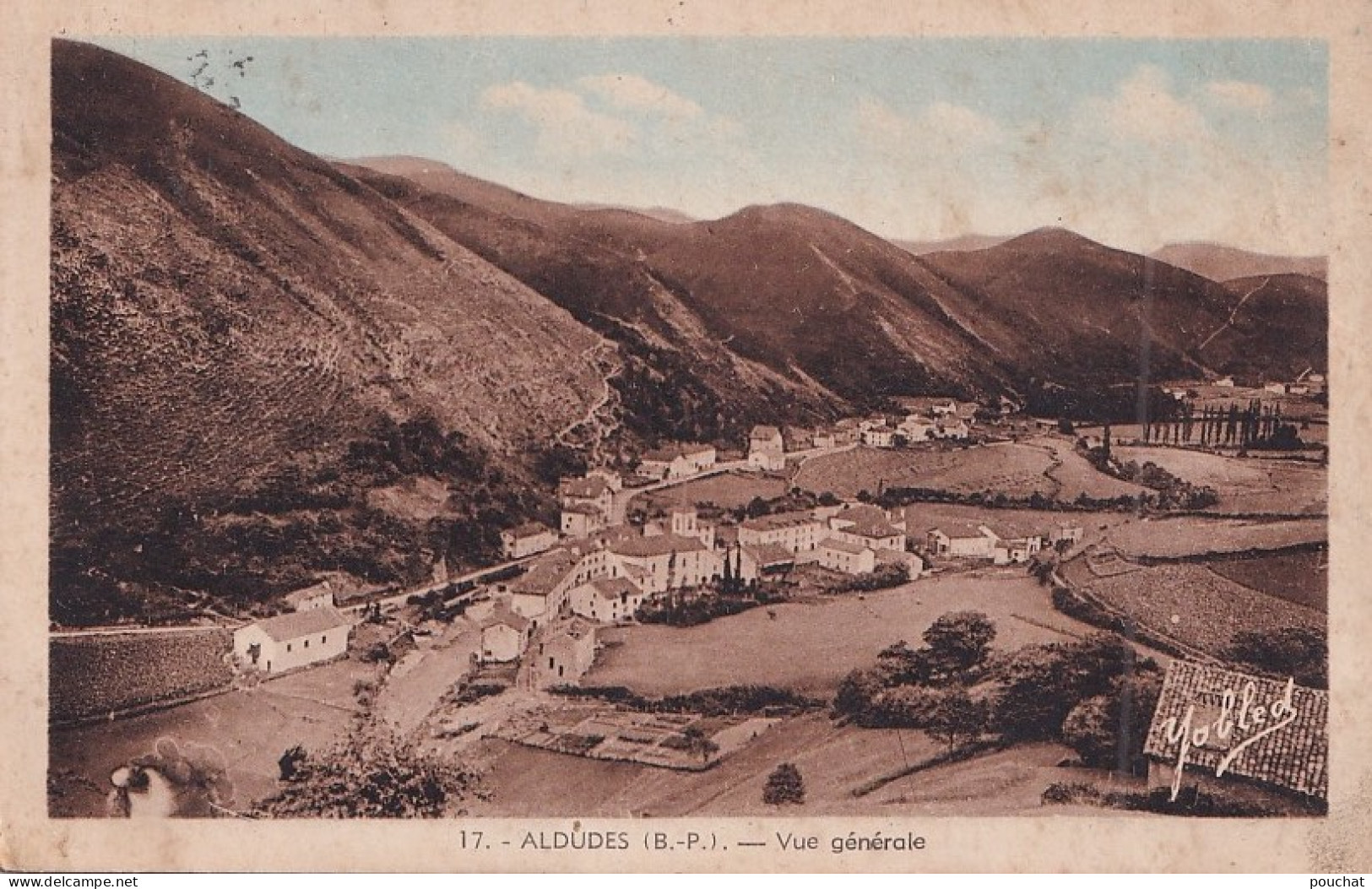 A10-64) ALDUDES - VUE GENERALE - ( 2 SCANS ) - Aldudes