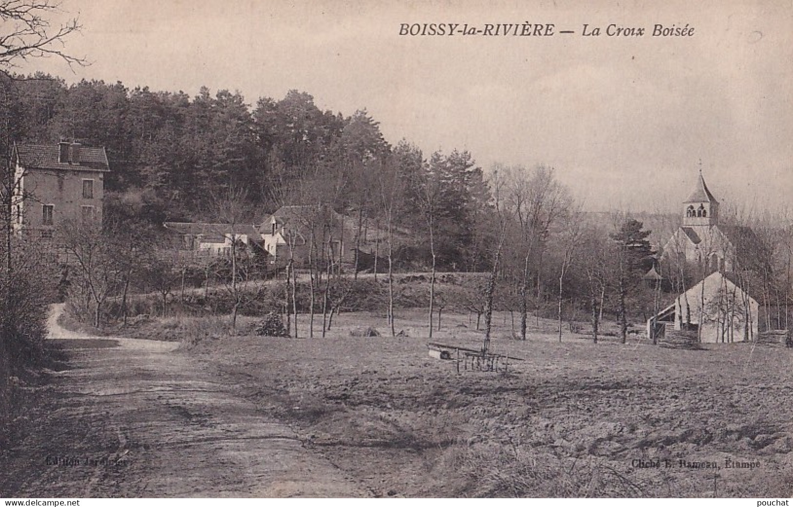 A15-91) BOISSY LA RIVIERE - LA CROIX BOISEE - ( 2 SCANS )  - Boissy-la-Rivière