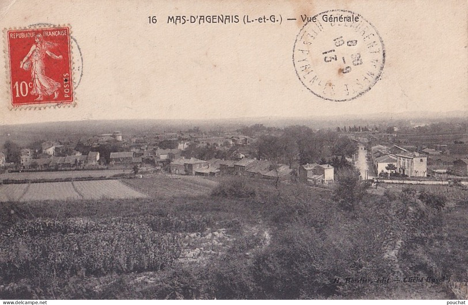 A21-47) MEILHAN - LOT ET GARONNE - VUE GENERALE - EN  1913 - Meilhan Sur Garonne