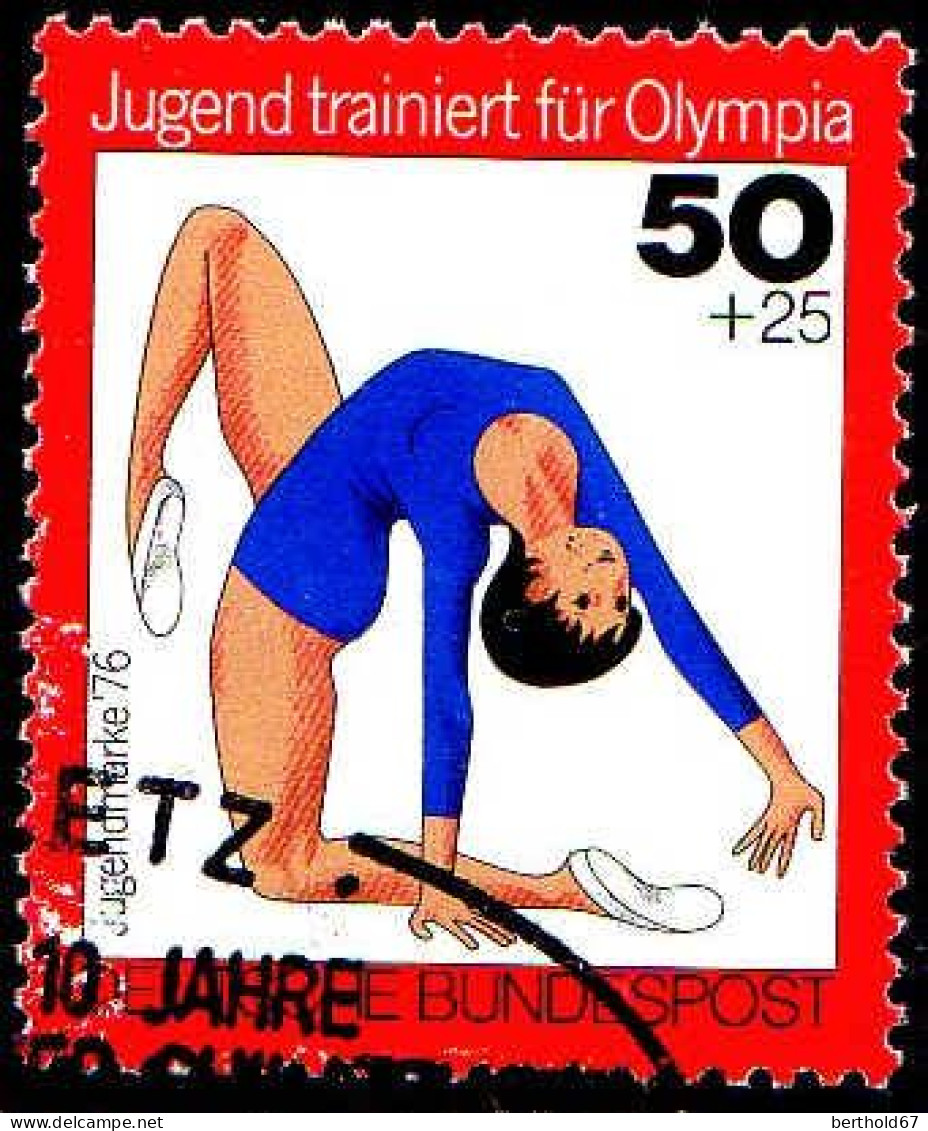 RFA Poste Obl Yv: 733 Mi:884 Jugendmarke Gymnastique (Beau Cachet Rond) (Thème) - Gymnastique