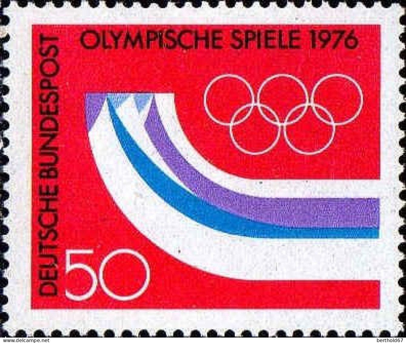 RFA Poste N** Yv: 724 Mi:875 Olympische Spiele (Thème) - Inverno1976: Innsbruck