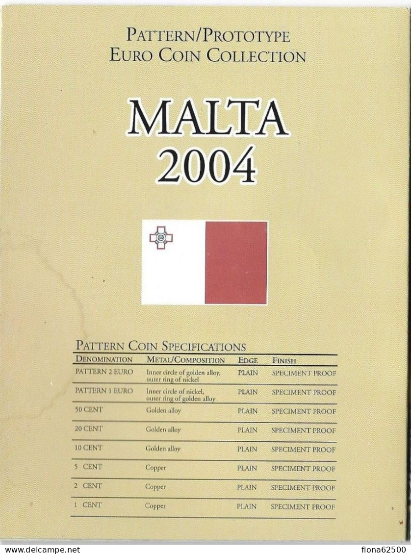 SERIE € ESSAIS 2004 . MALTE . - Privatentwürfe