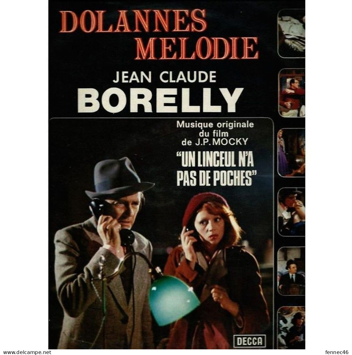 * Vinyle 33T - Jean Claude Borelly Dolannes Melodies Musique Originale Du Film De J.p. Mocky Un Linceul N'a Pas De Poche - Soundtracks, Film Music