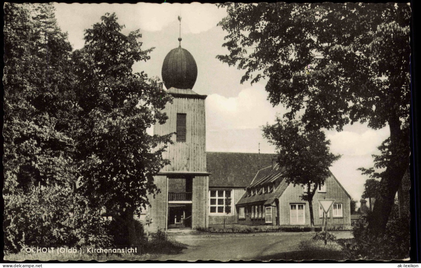 Ansichtskarte Ocholt-Westerstede Straßenpartie An Der Kirche 1963 - Westerstede