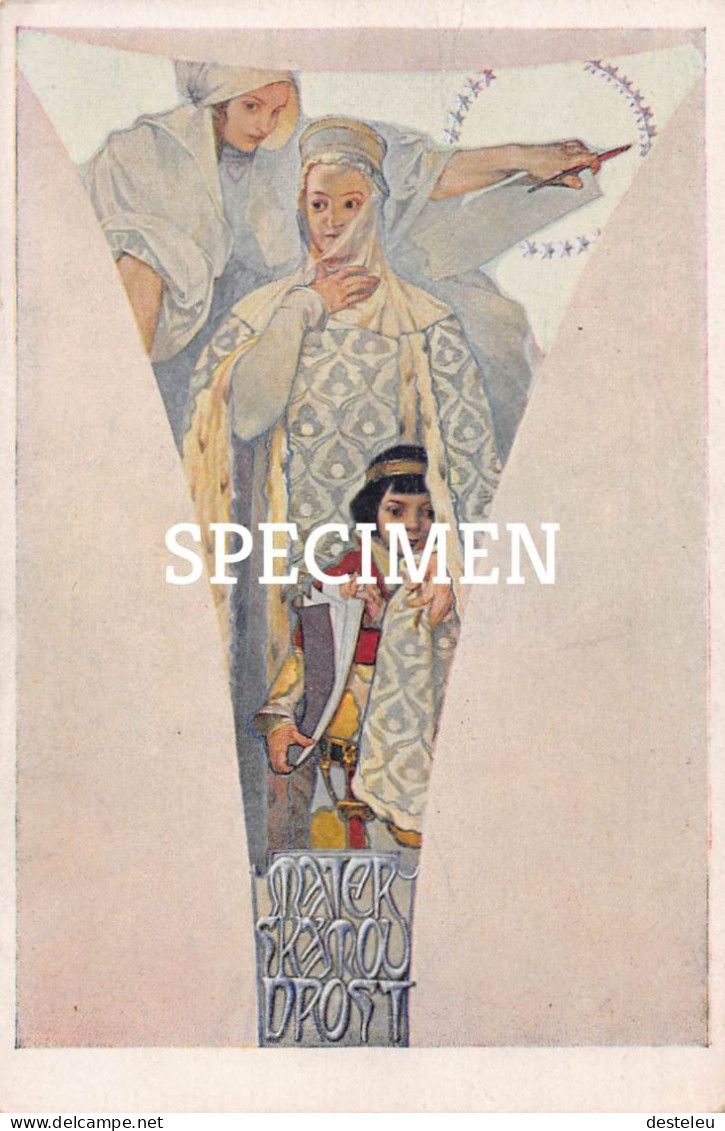 Eriska Premyslovna - Motherly Wisdom - A. Mucha - Mucha, Alphonse