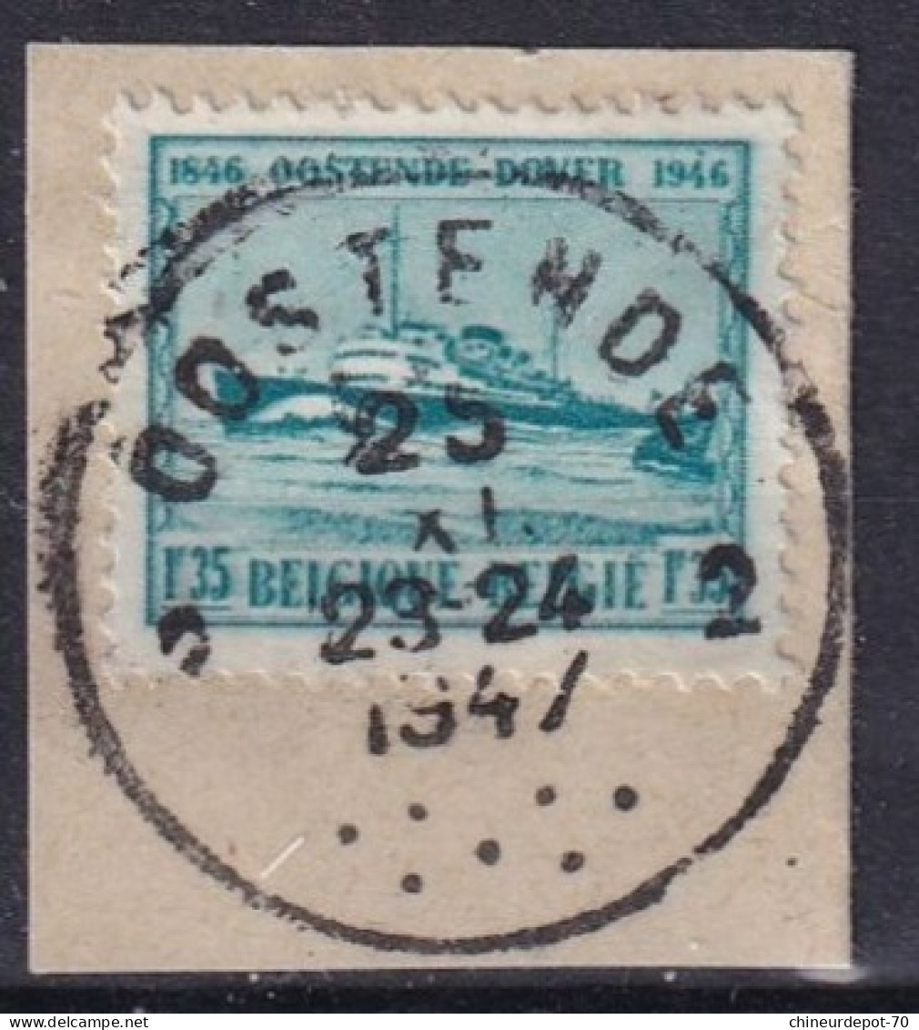 TIMBRES OOSTENDE GENT BRUGGE MERKEM BRUXELLES MIDI OOSTKAMP - Oblitérés