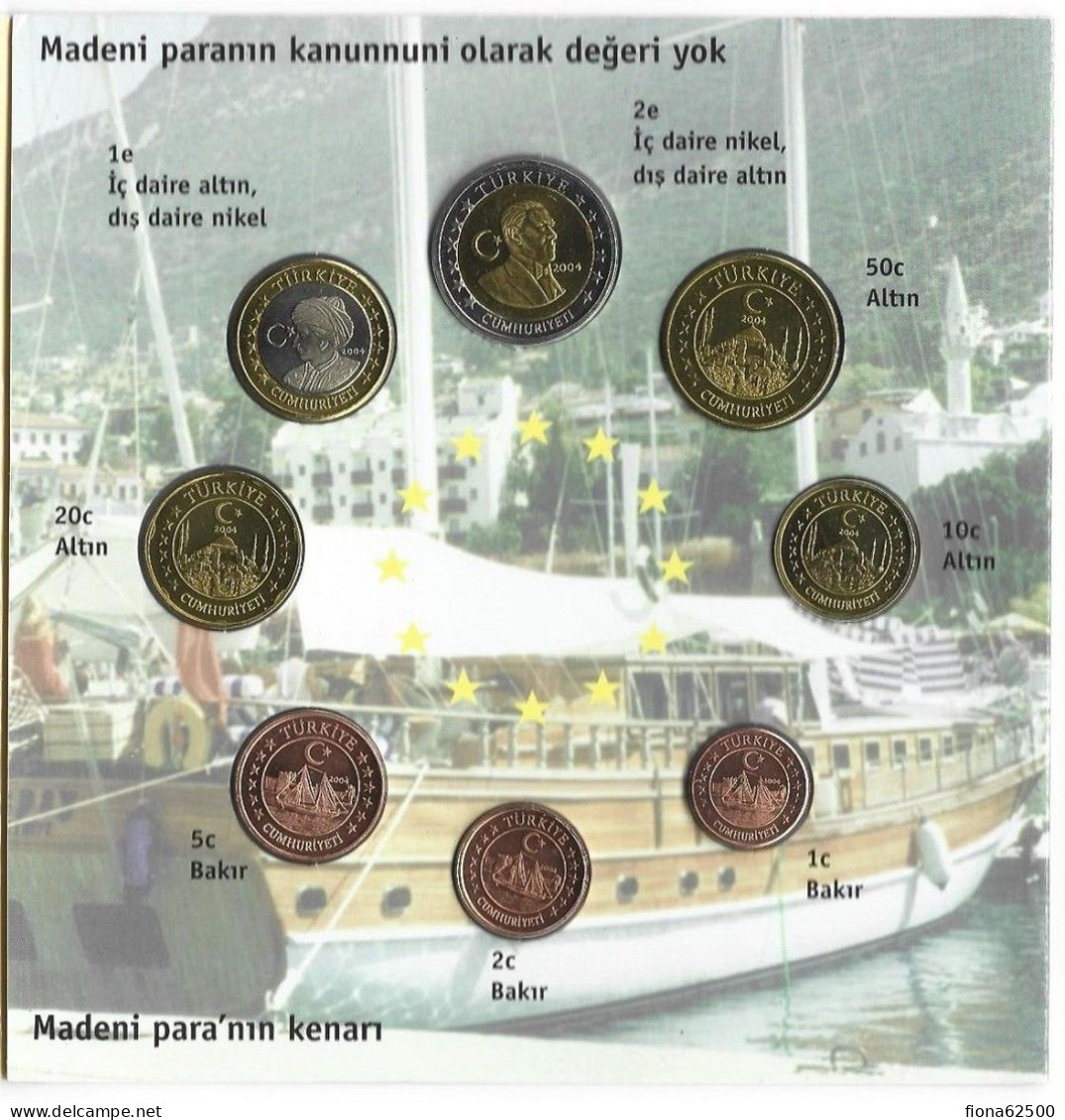 SERIE € ESSAIS 2004 . TURQUIE . - Essais Privés / Non-officiels