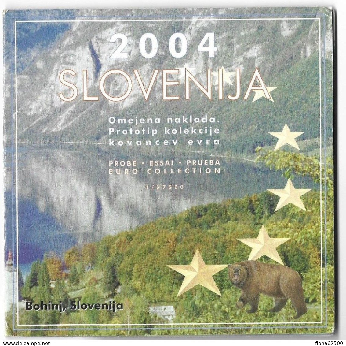 SERIE € ESSAIS 2004 . SLOVENIE . - Pruebas Privadas