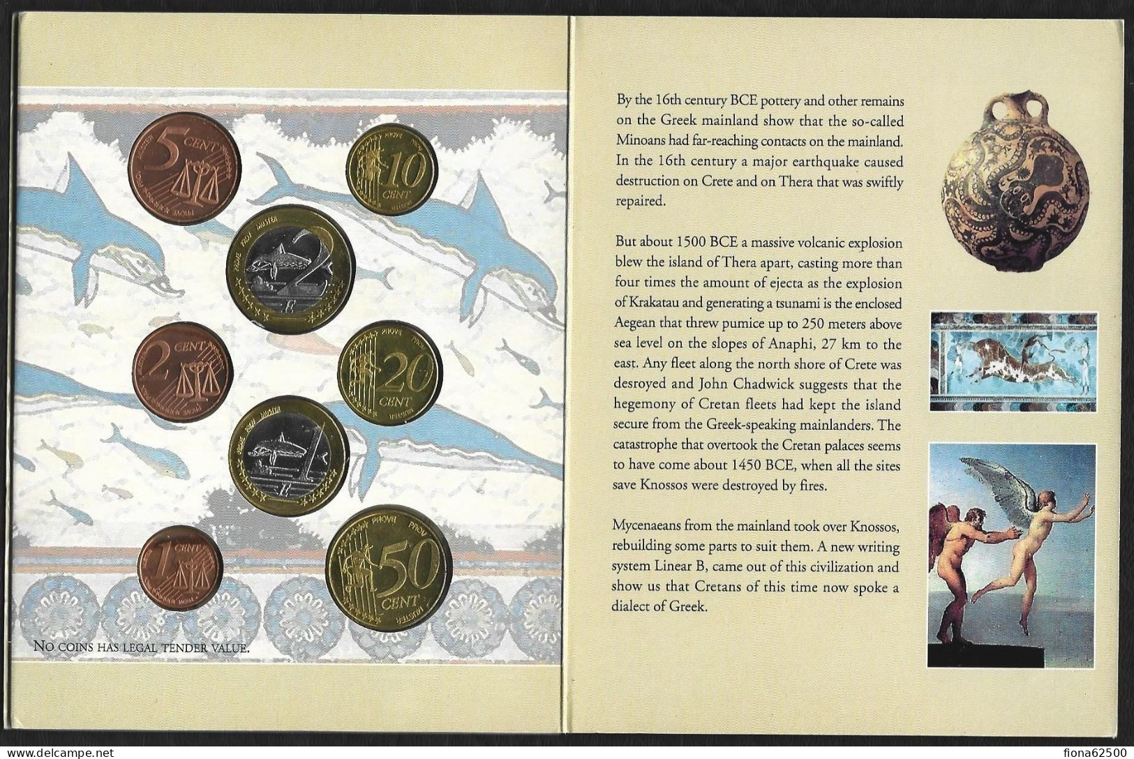 SERIE € ESSAIS 2004 . CRETE . - Private Proofs / Unofficial