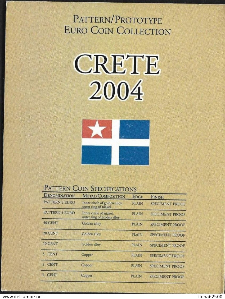 SERIE € ESSAIS 2004 . CRETE . - Private Proofs / Unofficial