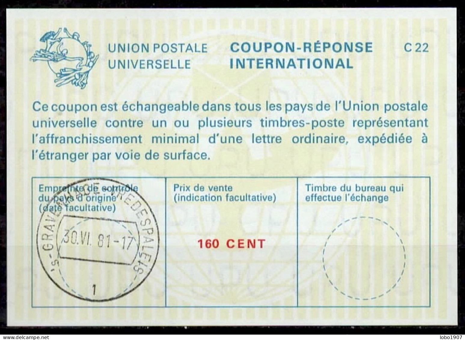 UNITED NATIONS INTERNATIONAL COURT OF JUSTICE THE HAGUE  Collection 50 Int. Reply Coupon Reponse Antwortschein IRC IAS