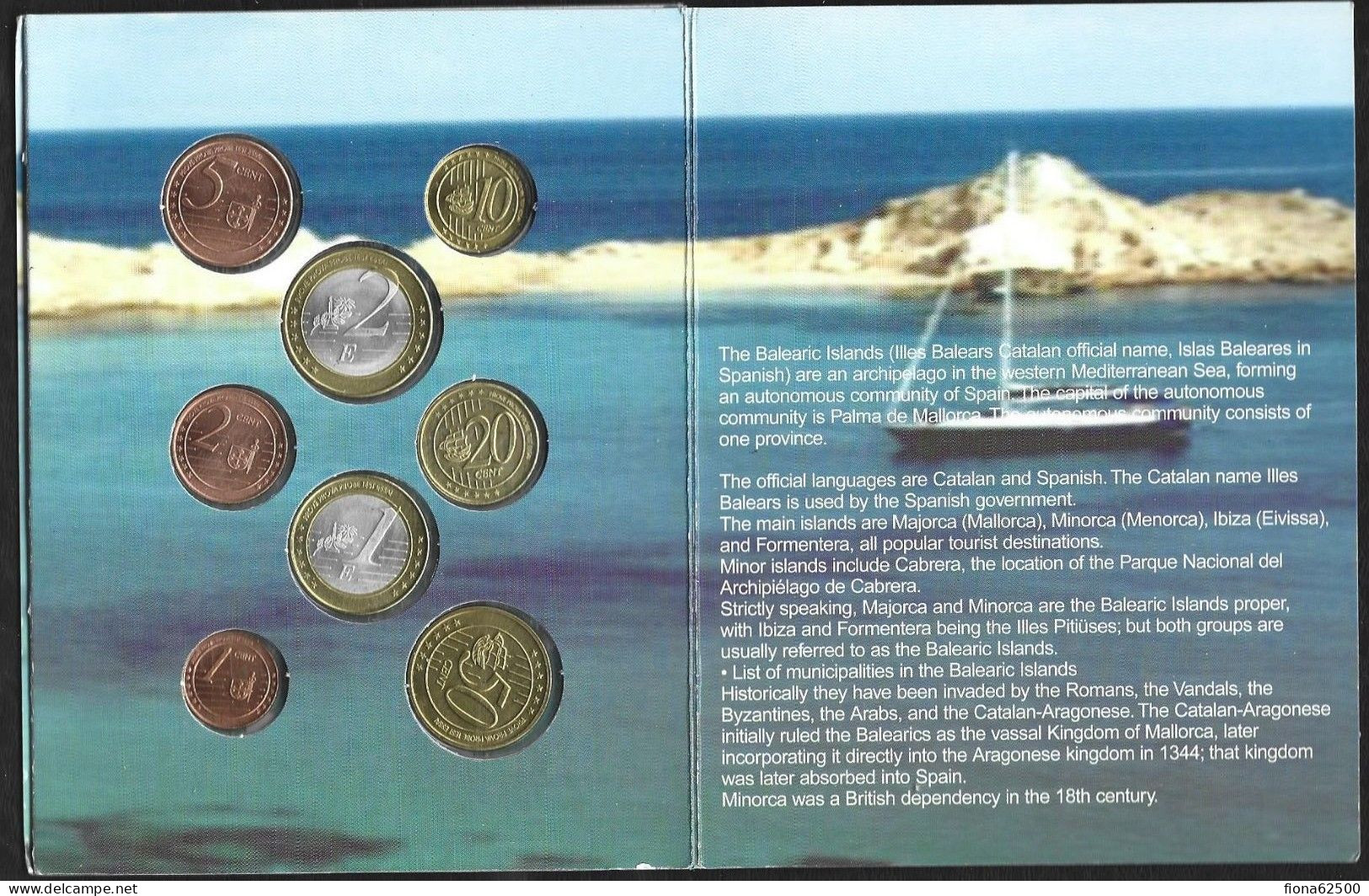 SERIE € ESSAIS 2004 . ILES BALEARES. - Private Proofs / Unofficial