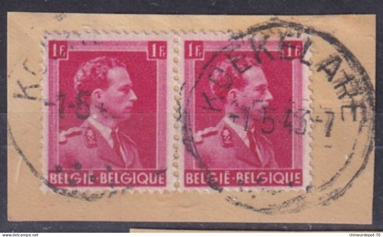 ROI KING KOEKELARE TILFF DE PANNE MOUSCRON MOESKROEN... - Used Stamps