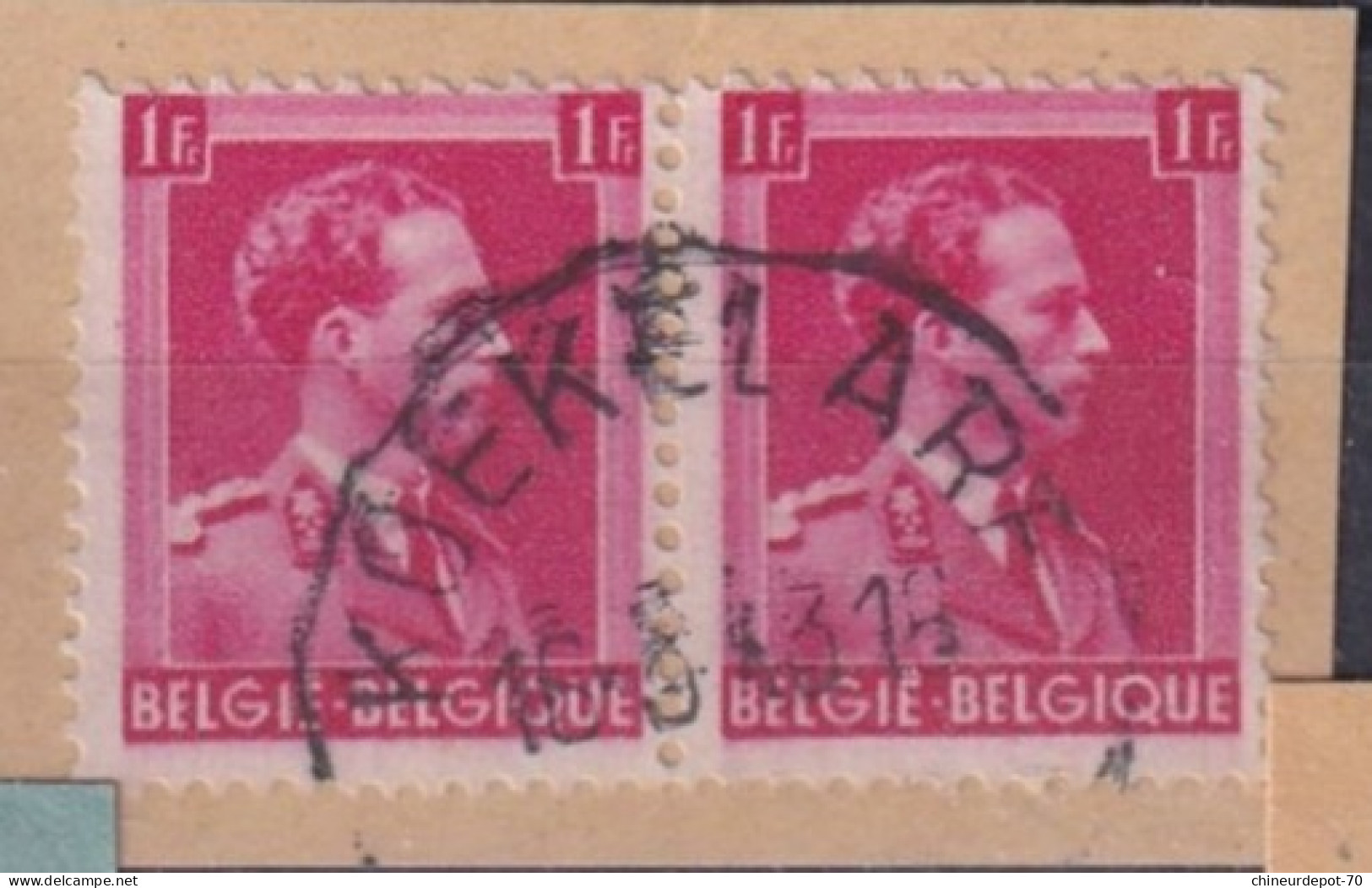 ROI KING KOEKELARE TILFF DE PANNE MOUSCRON MOESKROEN... - Used Stamps